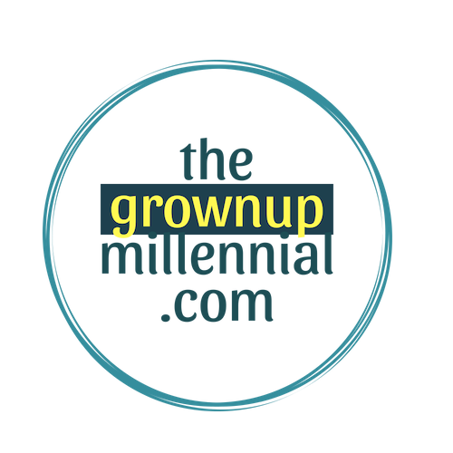 the grownup millennial website logo
